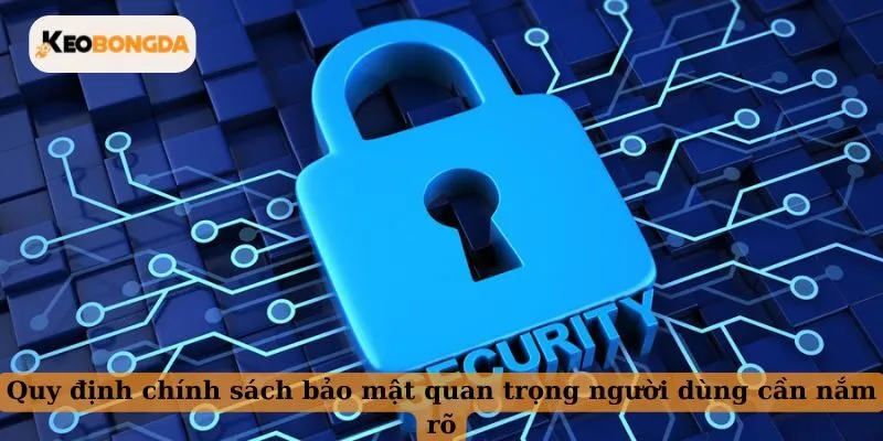 Quy định chính sách bảo mật quan trọng người dùng cần nắm rõ