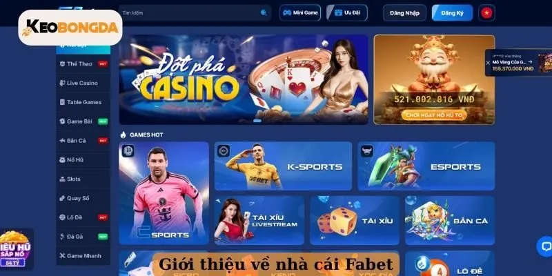 Giới thiệu về nhà cái Fabet