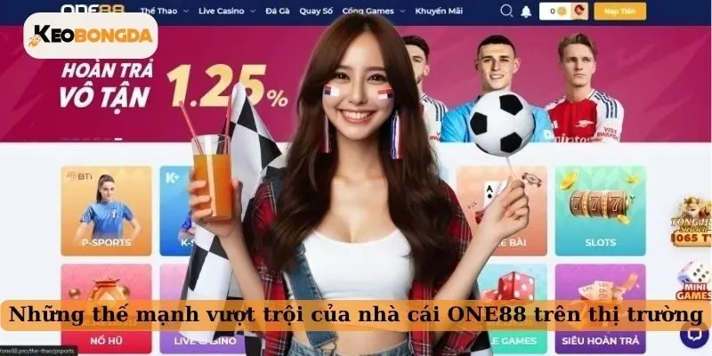 Những thế mạnh vượt trội của nhà cái ONE88 trên thị trường