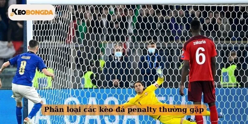 Phân loại các kèo đá penalty thường gặp