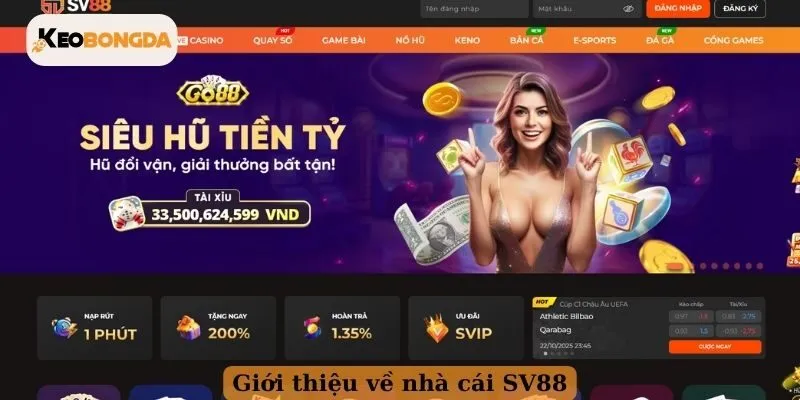 Giới thiệu về nhà cái SV88